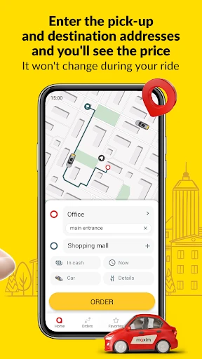 maxim — order a taxi & food screenshot