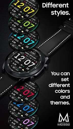 MD332 Digital watch face screenshot
