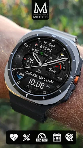 MD335 Hybrid watch face screenshot