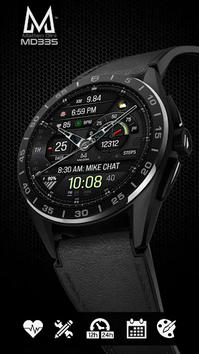 MD335 Hybrid watch face screenshot