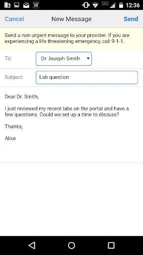 MEDITECH MHealth screenshot