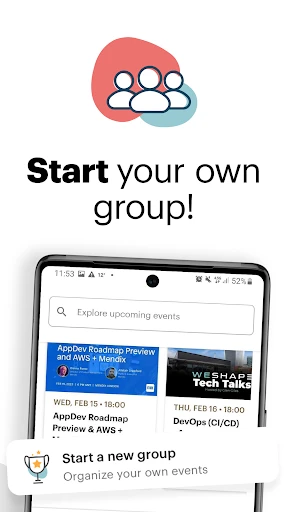 Meetup: Social Events & Groups screenshot
