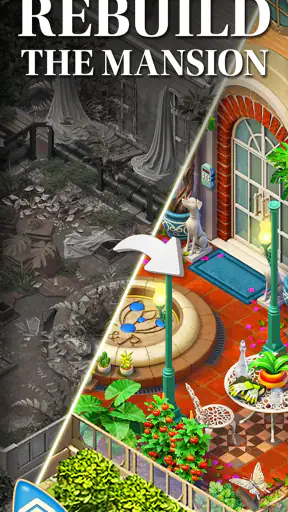 Merge Mansion: Puzzles & Story screenshot