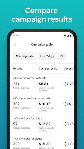 Meta Ads Manager screenshot