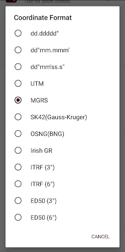 Mgrs & Utm Map Pro screenshot