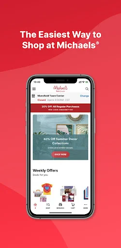 Michaels Stores screenshot