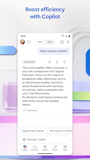 Microsoft 365 Copilot screenshot