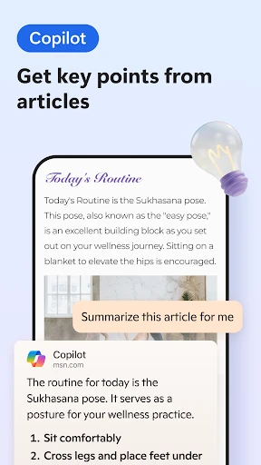 Microsoft Edge: AI browser screenshot