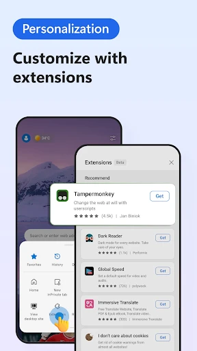 Microsoft Edge: AI browser screenshot