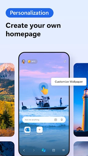 Microsoft Edge: AI browser screenshot