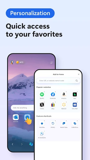 Microsoft Edge: AI browser screenshot