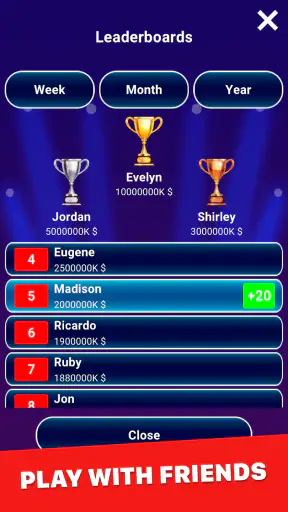 Millionaire 2025 - Trivia Game screenshot