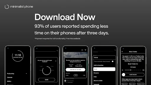 minimalist phone: Launcher screenshot