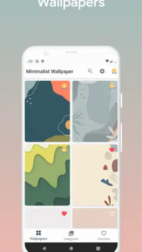Minimalist Wallpaper screenshot
