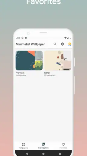 Minimalist Wallpaper screenshot