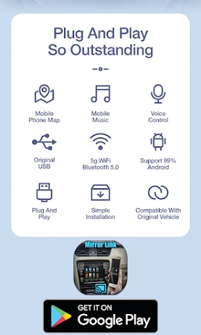 Mirror link car connector screenshot