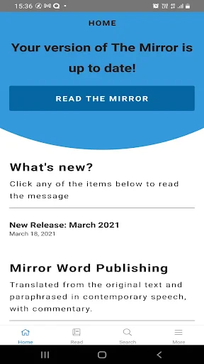 Mirror Study Bible screenshot