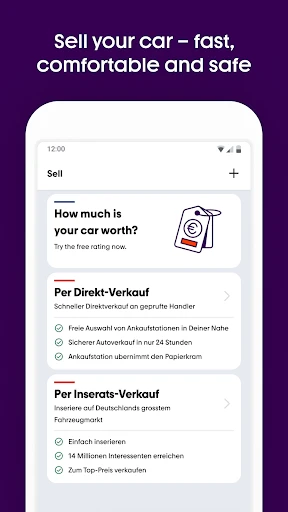 mobile.de - car market screenshot