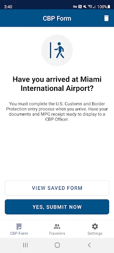 Mobile Passport Control screenshot