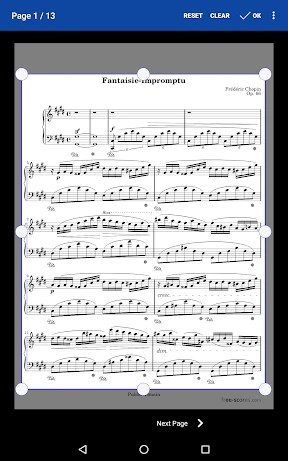 MobileSheets screenshot