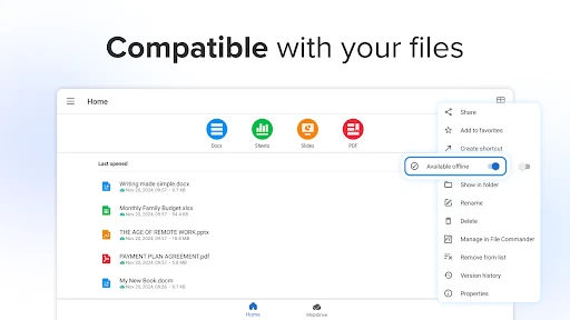 MobiOffice: Word, Sheets, PDF screenshot
