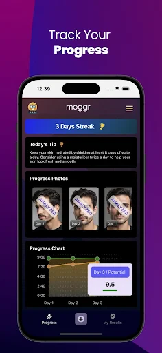 Moggr - Haircut & Looksmax AI screenshot