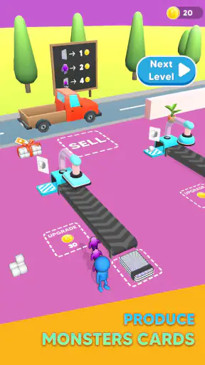Monster Draft : Merge Runner screenshot