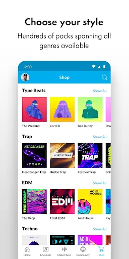 Music Maker JAM: Beatmaker app screenshot