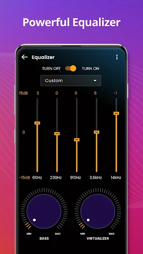 Music player screenshot