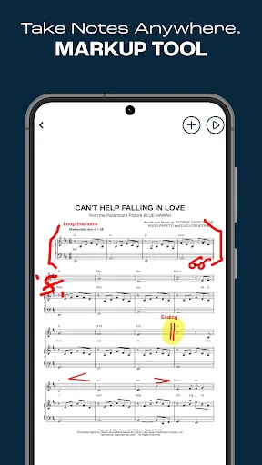 Musicnotes Sheet Music Player screenshot
