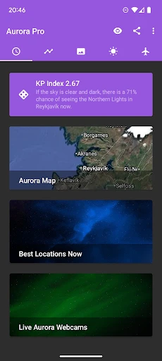 My Aurora Forecast & Alerts screenshot