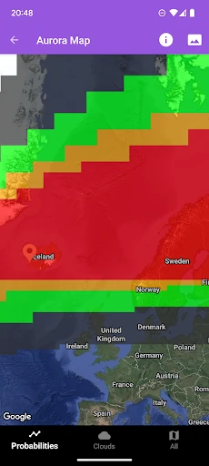 My Aurora Forecast & Alerts screenshot