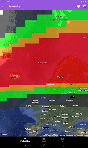 My Aurora Forecast Pro screenshot