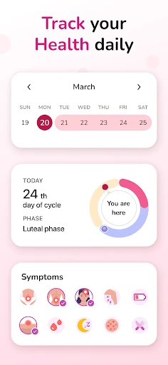 Period Tracker and Calendar screenshot