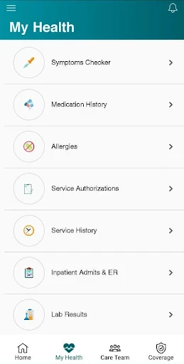 My Molina screenshot