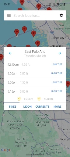 My Tide Times - Tables & Chart screenshot