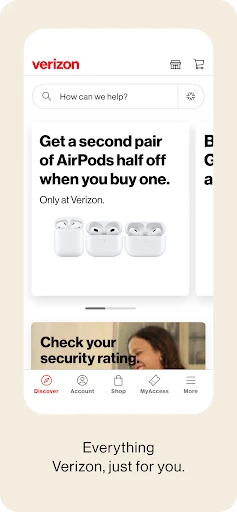 My Verizon screenshot