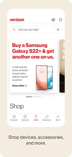 My Verizon screenshot