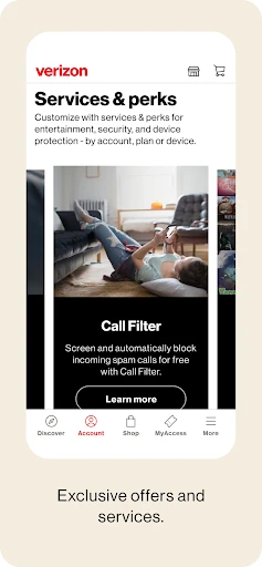 My Verizon screenshot