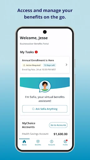 MyChoice Benefits screenshot