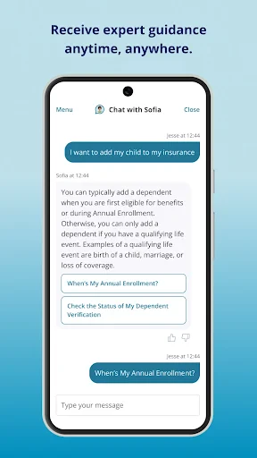 MyChoice Benefits screenshot