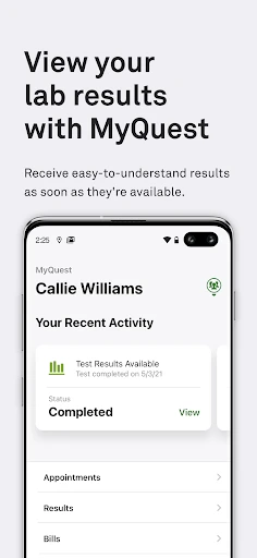 MyQuest for Patients screenshot