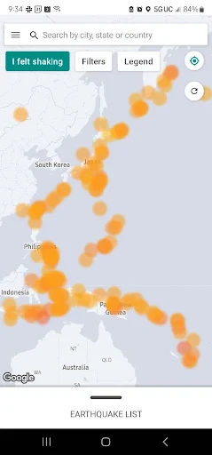 MyShake Earthquake Alerts screenshot