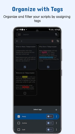 Nano Teleprompter screenshot