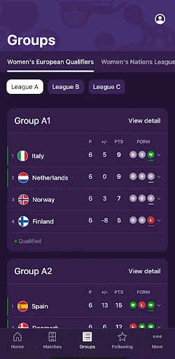 Nations League & Women's EURO screenshot