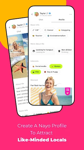 Nayo: Chat, Meet & Dating App screenshot