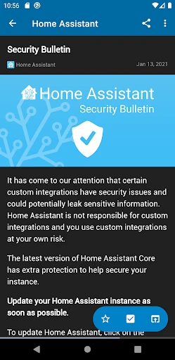 Nextcloud News screenshot