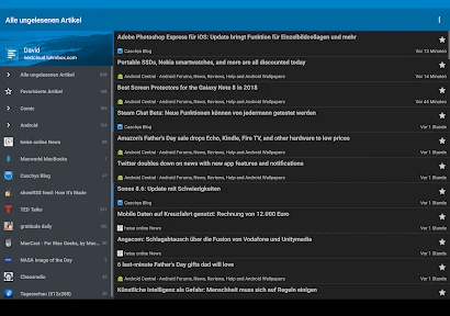 Nextcloud News screenshot