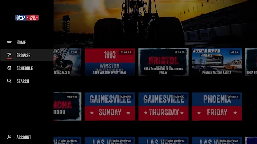 NHRA.TV screenshot