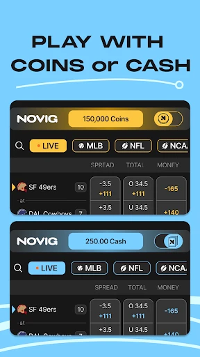 Novig screenshot